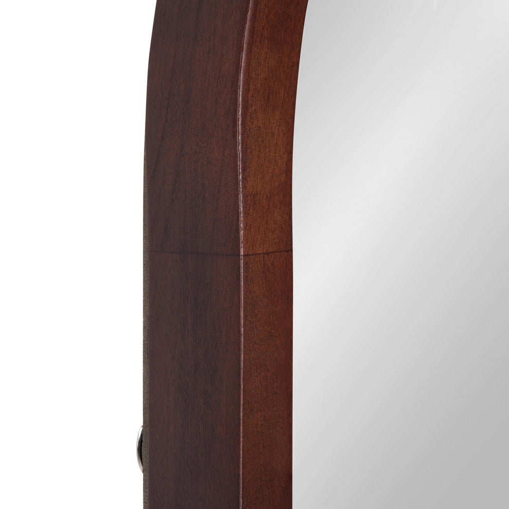 Hutton Arch Mirror, Brown 24x36