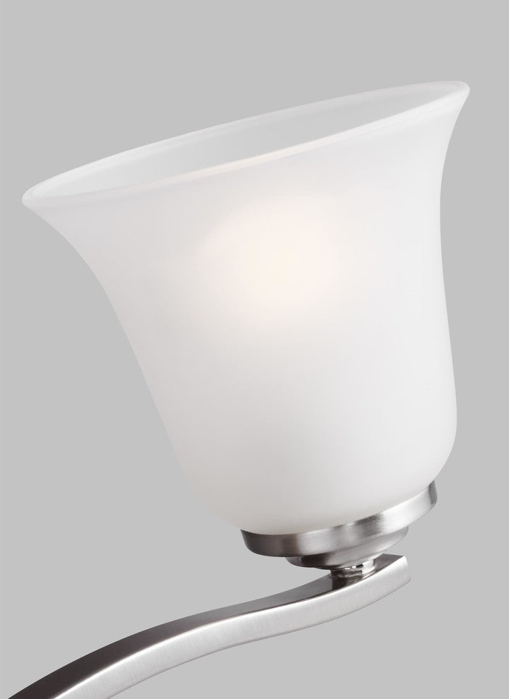 Generation Lighting Lighting 4-Light Wall/Bath, Brushed Nickel