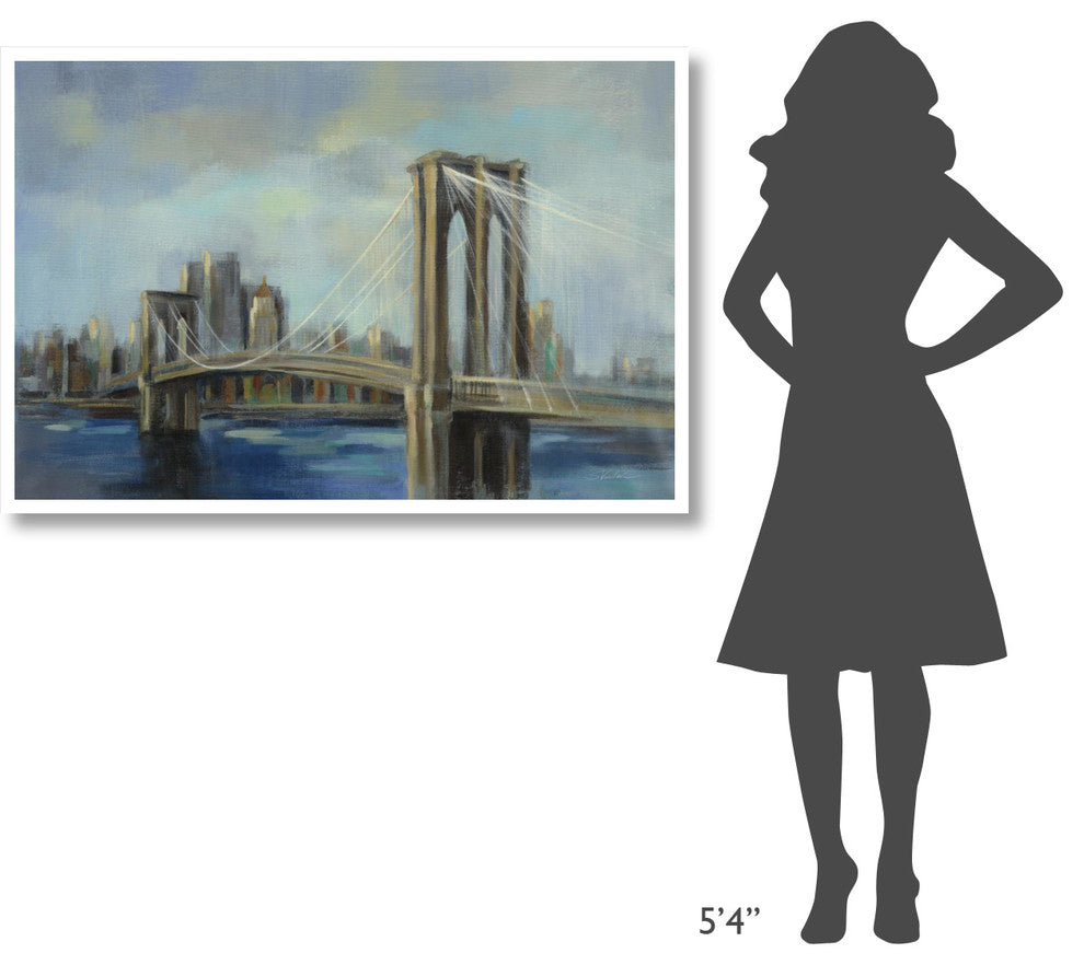 "Brooklyn Bridge" Digital Paper Print by Silvia Vassileva, 50"x34"