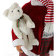 58" African American Dancing Mrs. Claus With Apron and Gift Sack, Home Decor