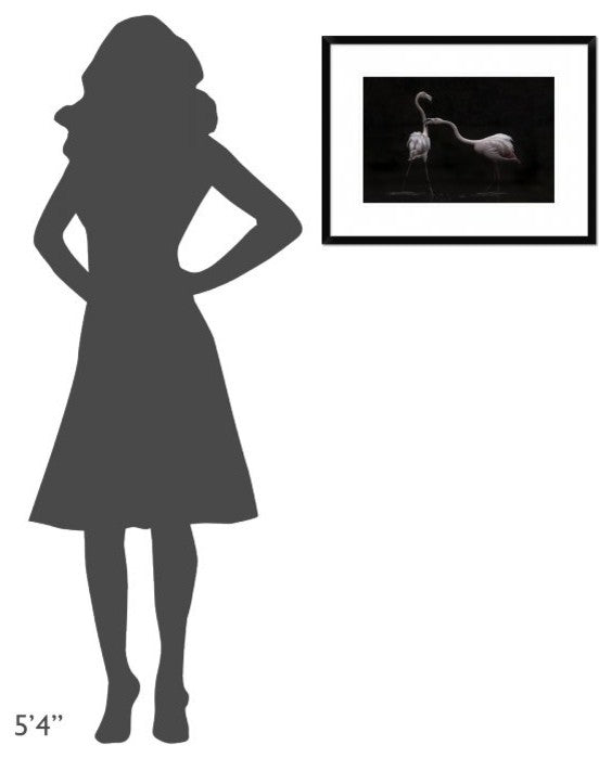 "Not All Is Rosy" Framed Digital Print by Martine Benezech, 26"x20"