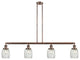 Innovations Lighting 214-Ac-S-G302 4 Light 50" Adjustable Island Light