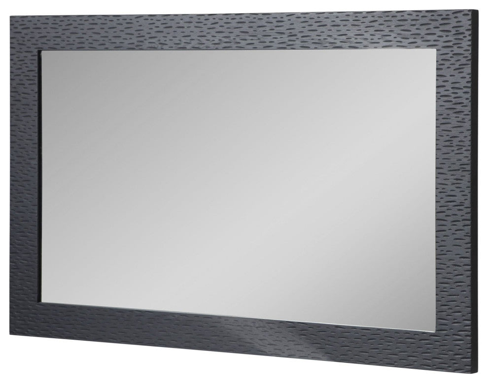 Modrest Athena and Rothsay Modern Grey Fabric, Wenge, Gold Bedroom Set