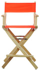 024" Director's Chair Natural Frame-Orange Canvas