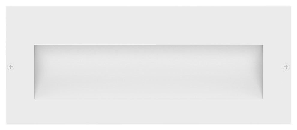 Taper Landscape Brick & Step Light in Satin White