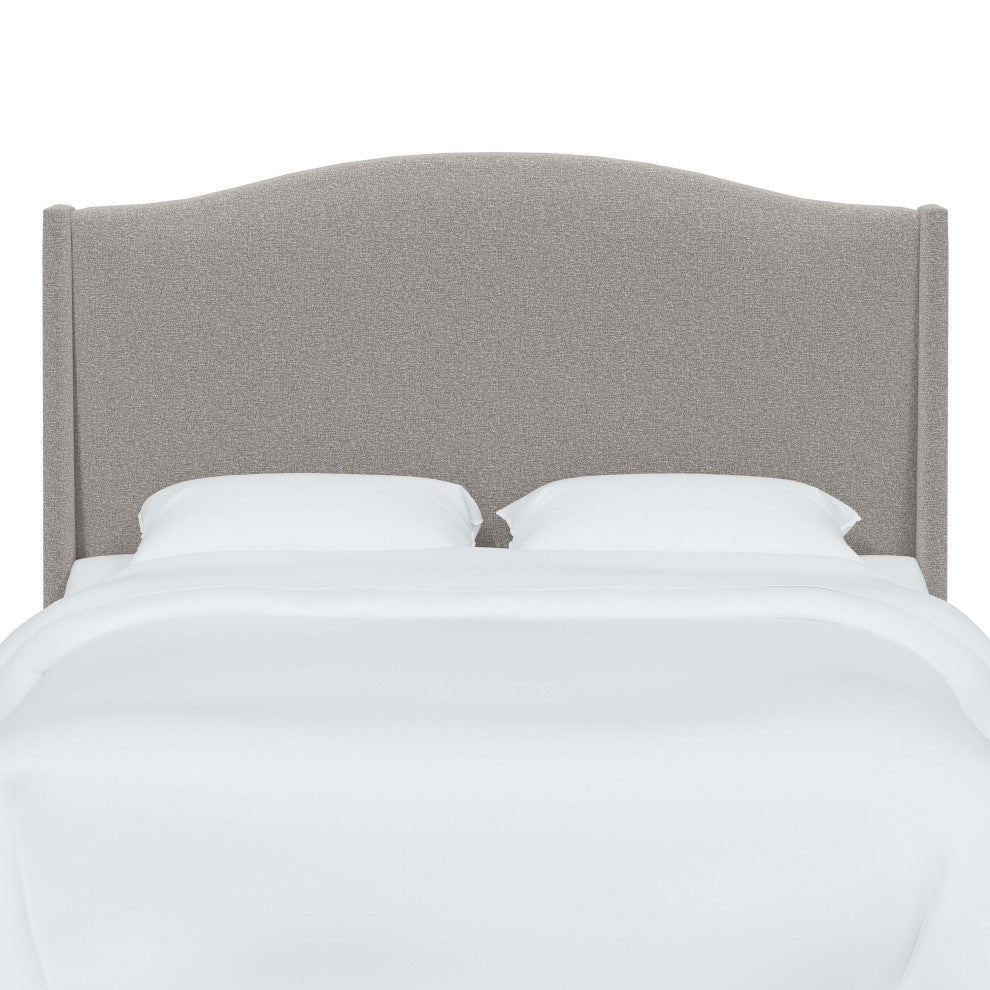 Camelback Wingback Headboard, Milano Elephant, Full