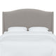 Camelback Wingback Headboard, Milano Elephant, Full