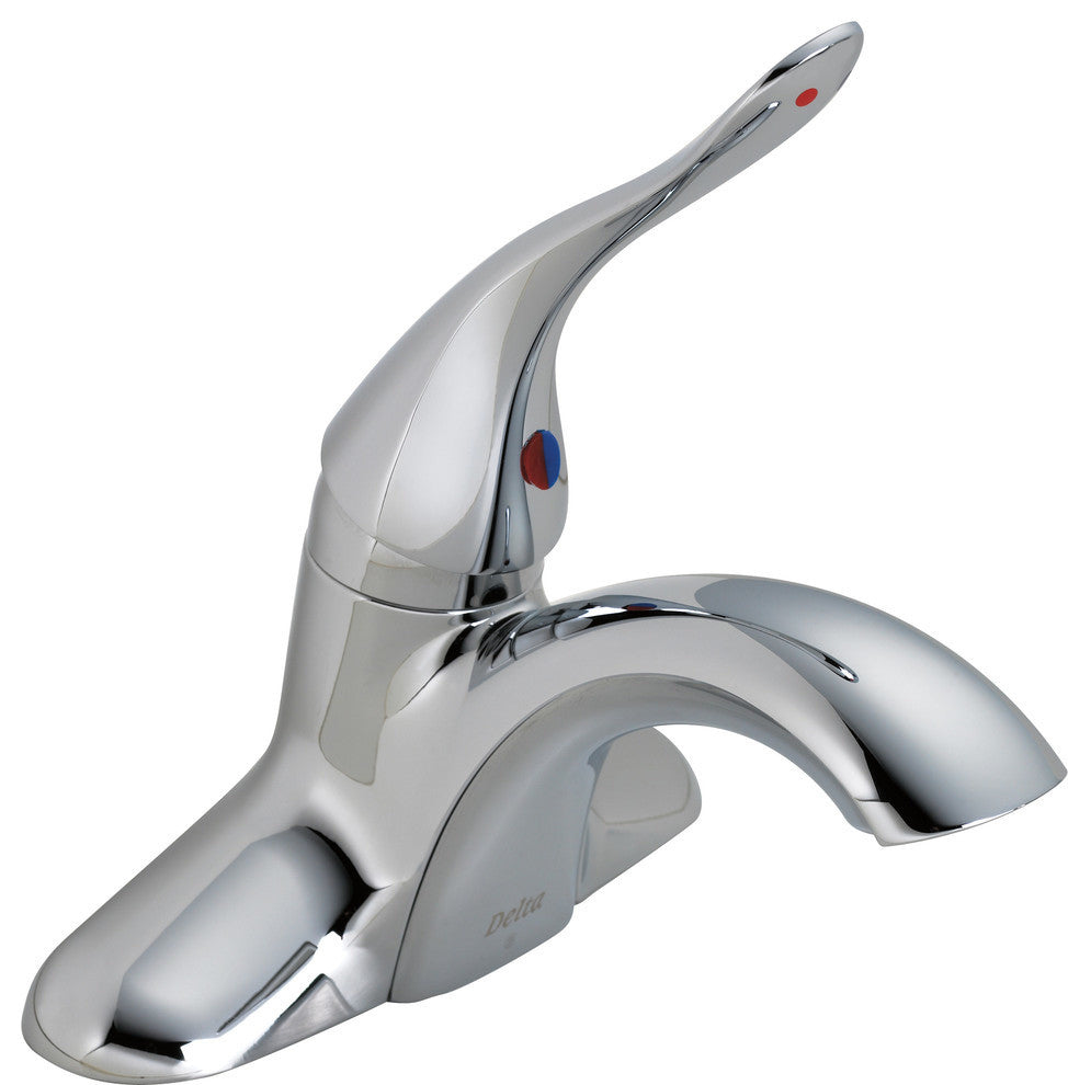 Delta HDF Single Handle Centerset Lavatory Faucet Less Pop-Up, Chrome, 511LF-HDF