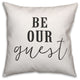 Be Our Guest Spun Poly Pillow, 18x18