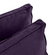 STYLE V2 Twin Velvet Pipe Trim Indoor Daybed Bolster Pillow |COVER ONLY| AD339