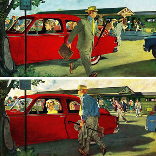 "Before and After" Painting Print on Wrapped Canvas