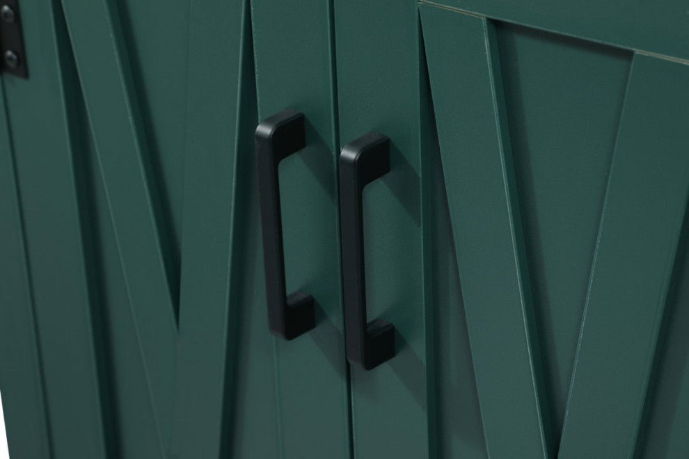 Home Living 19" Farmhouse Green-Light Bathroom Vanity