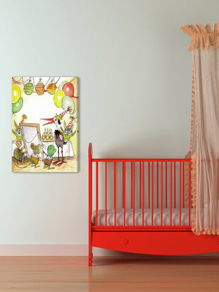 "Birthday Party" Painting Print on Canvas by Curtis