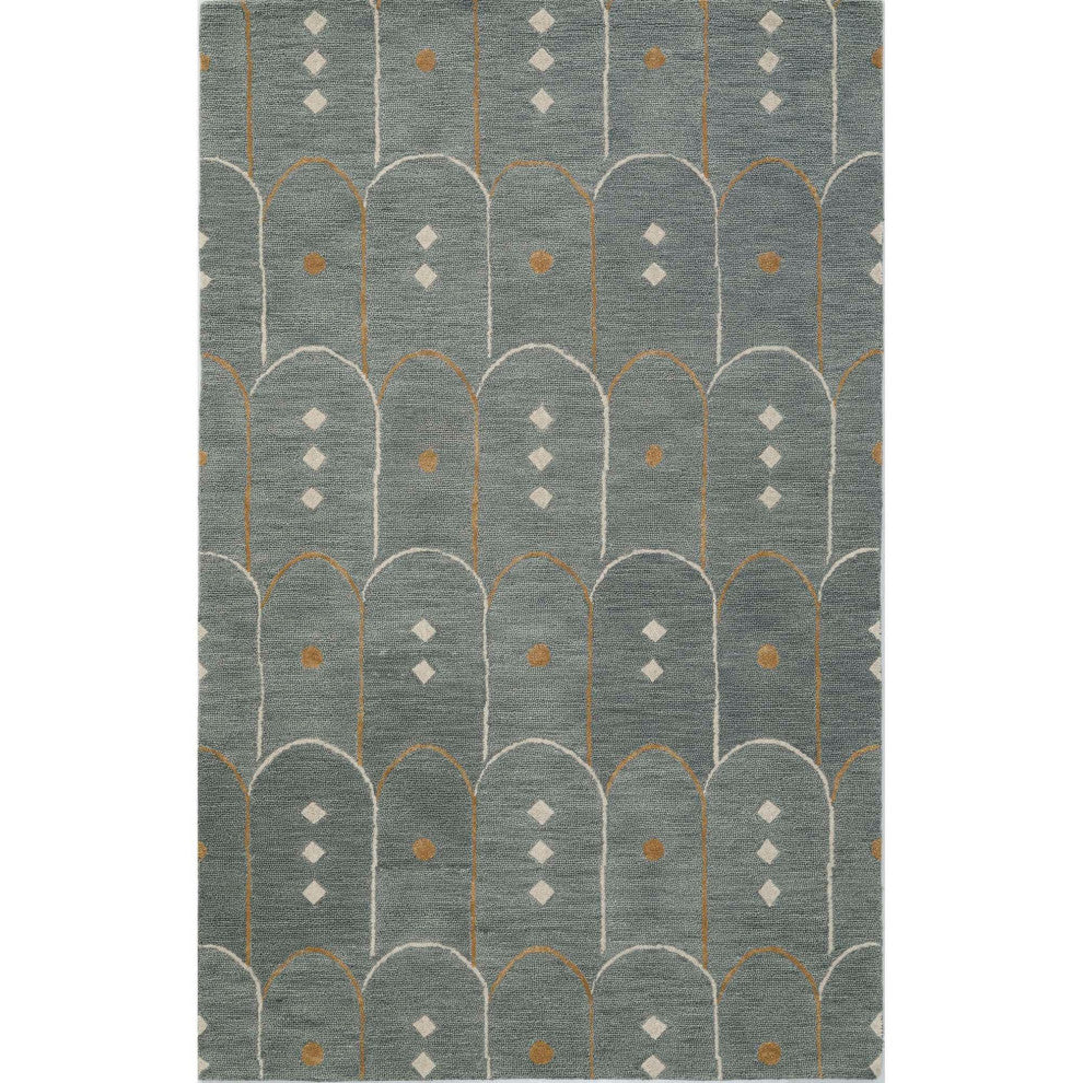 Aero Ursa Area Rug, Sage, 5'x8'