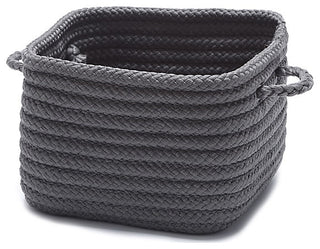 Colonial Mills Basket Simply Home Shelf Storage Gray Square