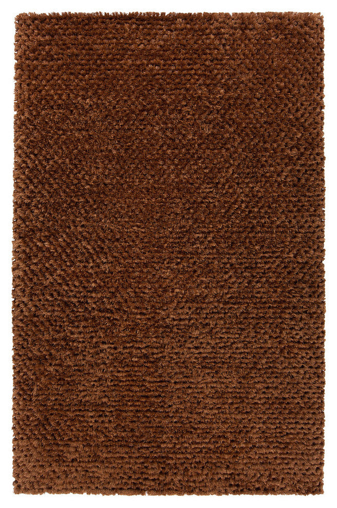 Cinzia Contemporary Area Rug, Brown, 5'x7'6"
