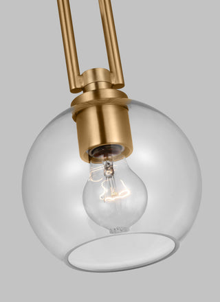 Codyn One Light Mini Pendant, Satin Brass