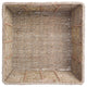 DII Seagrass Cube Metallic Gold Square 11x11x11"