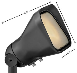 Hinkley Accent Flood Light MR16, Satin Black