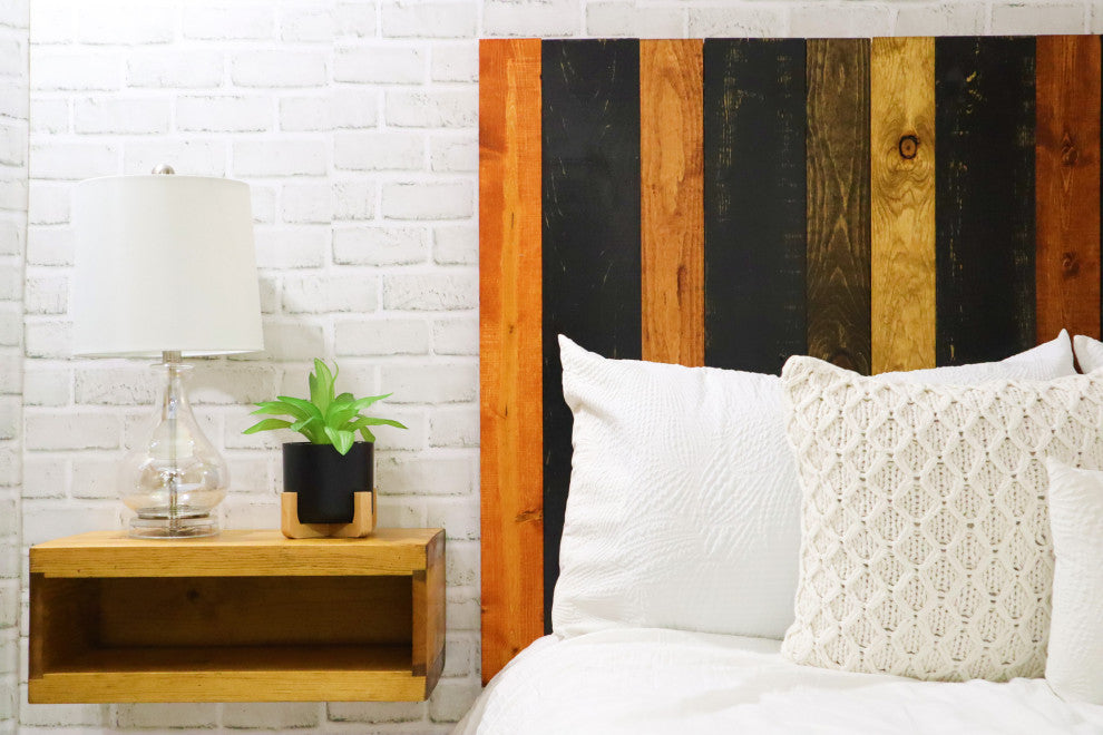 Handcrafted Headboard, Leaner Style, Cabin Mix, California King