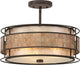 Quoizel MC842SRC Three Light Semi-Flush Mount Laguna Renaissance Copper