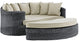 Antique Canvas Beige Summon Outdoor Patio Sunbrella Daybed