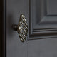 2" Oval Birdcage Knob, Set of 7, Satin Nickel