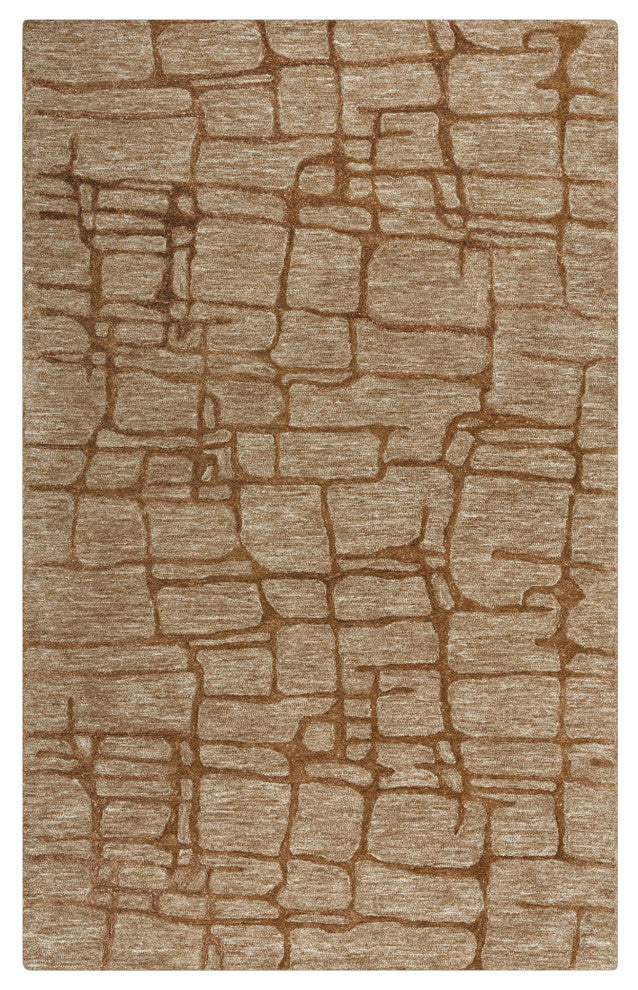 Rizzy Home BKR105 Becker Area Rug 7'9"x9'9" Brown