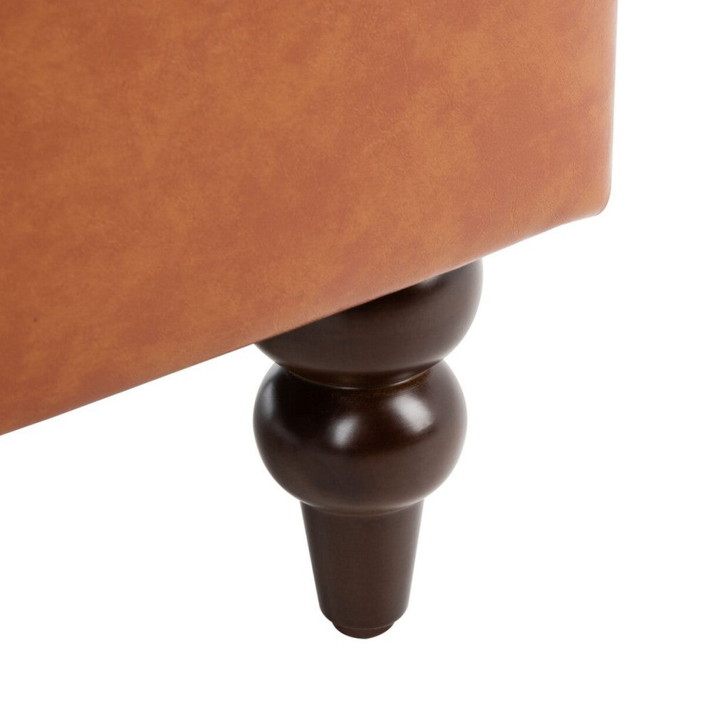 Safavieh Levin Accent Chair, Cognac