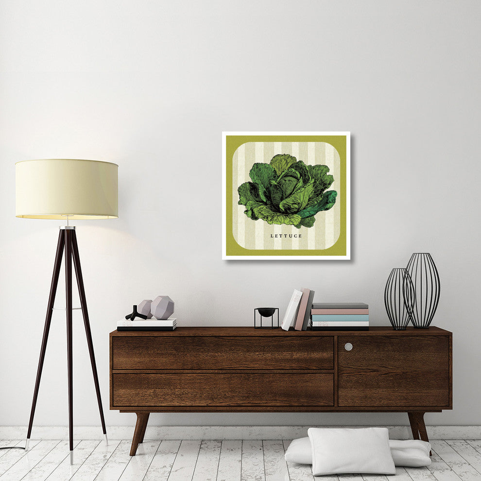 "Linen Vegetable II" Digital Paper Print by Studio Mousseau, 32"x32"