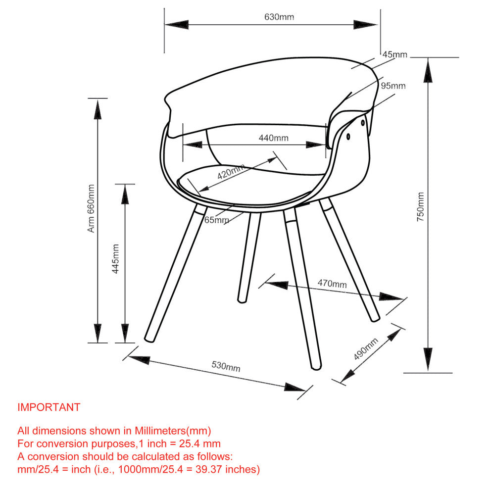 Mid-Century Fabric and Bentwood Accent/Dining Chair, Charcoal and Walnut