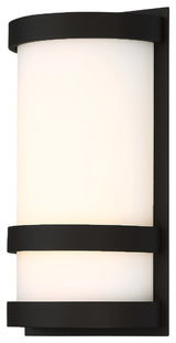 Latitude 10" LED Outdoor Wall Light 3000K, Black