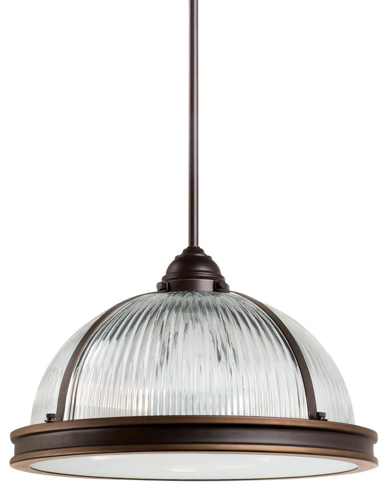 Pratt Street 3-Light Pendant, Autumn Bronze