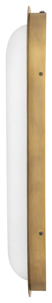 Hinkley Emme Large Led Vanity, Heritage Brass