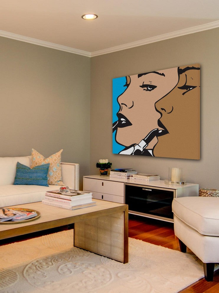 "Girls 2" Print on Canvas