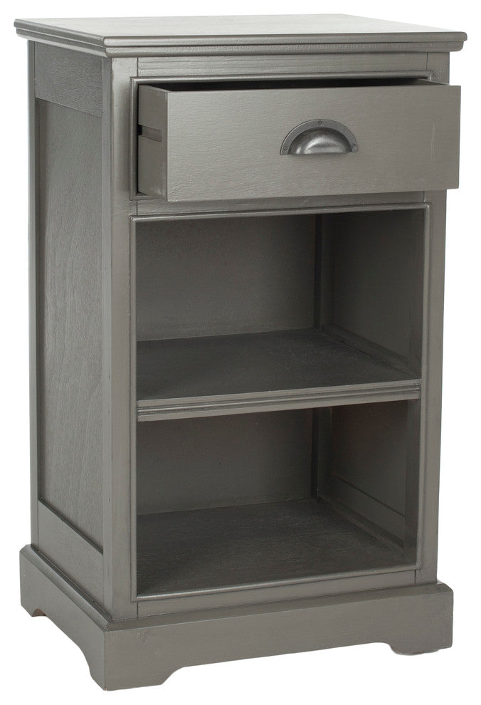 Safavieh Griffin 1-Drawer Side Table, Gray