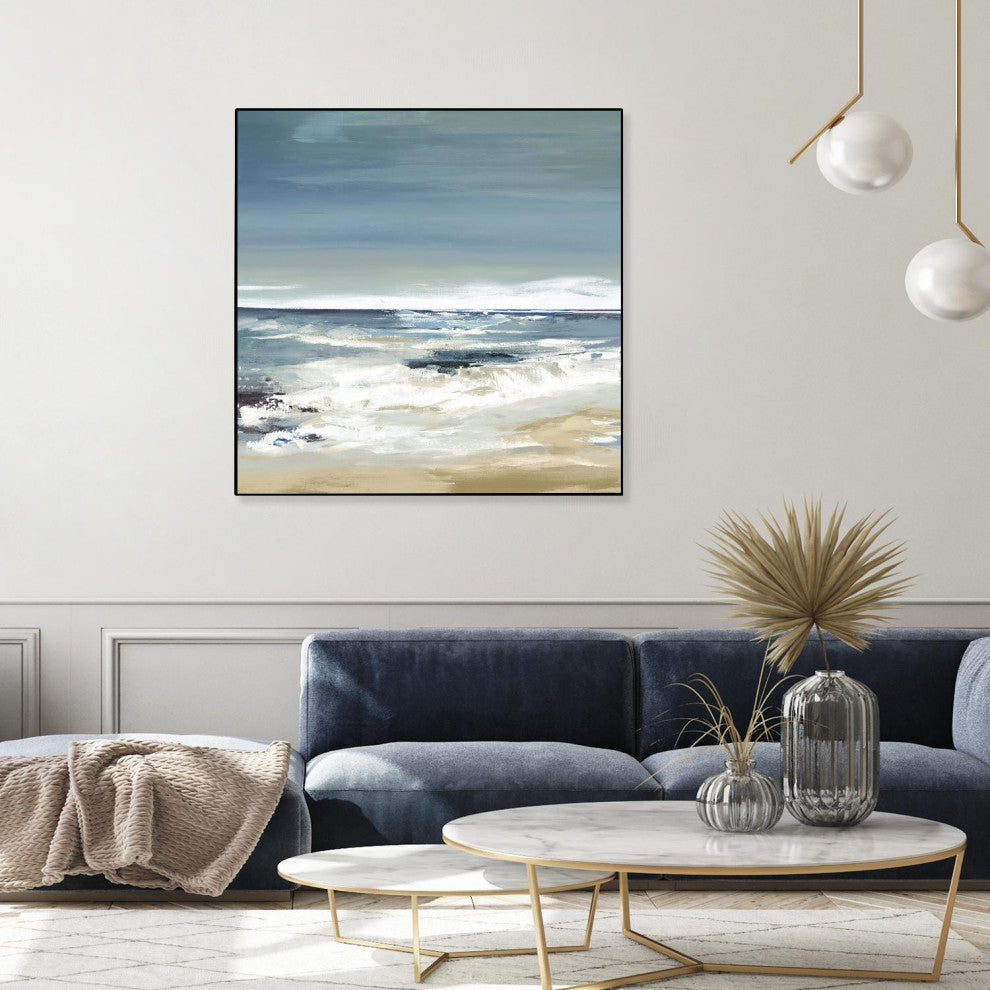 "East Coast II" Framed Canvas by Giant Art 20"x20"