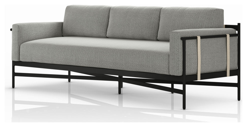 Hearst Outdoor Sofa-99"-Faye Ash
