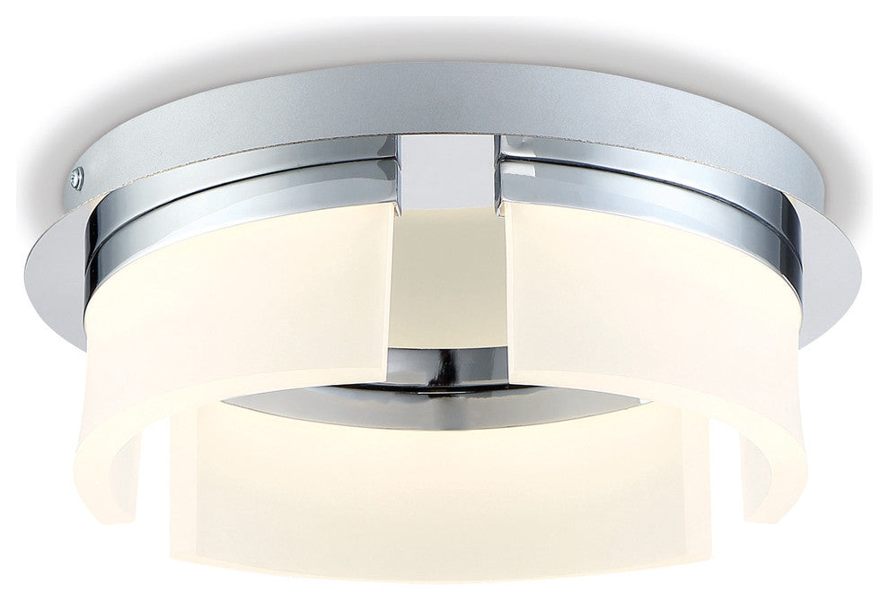 Bria 1-Light Flush Mount, Chrome