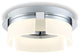 Bria 1-Light Flush Mount, Chrome
