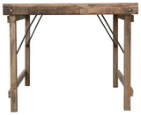 Reclaimed Wood Folding Table