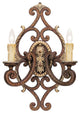 Seville Wall Sconce, Palatial Bronze With Gilded Accents
