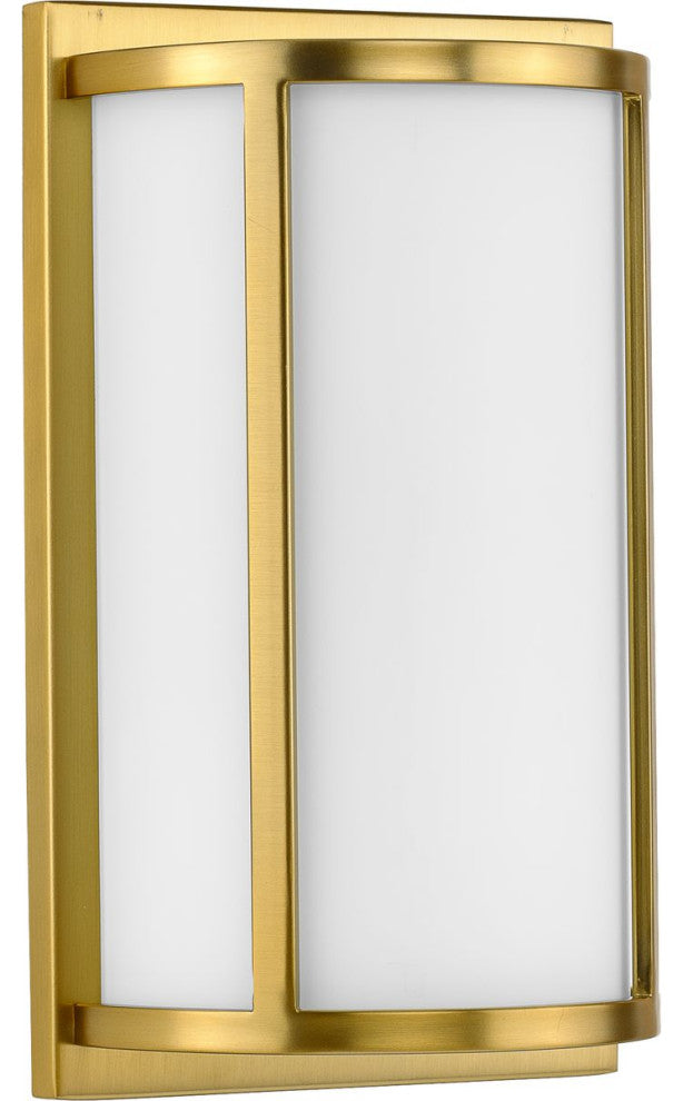 Parkhurst Collection Two-Light Brushed Bronze Etched Glass Wall Sconce