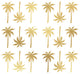 Gold Foil Palm Tree Peel And Stick Wall Decals