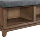Picket House Jaxon Upholstered Queen Bed, Gray