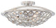 Minka Metropolitan, N6750-613, Magique, 3-Light Semi Flush