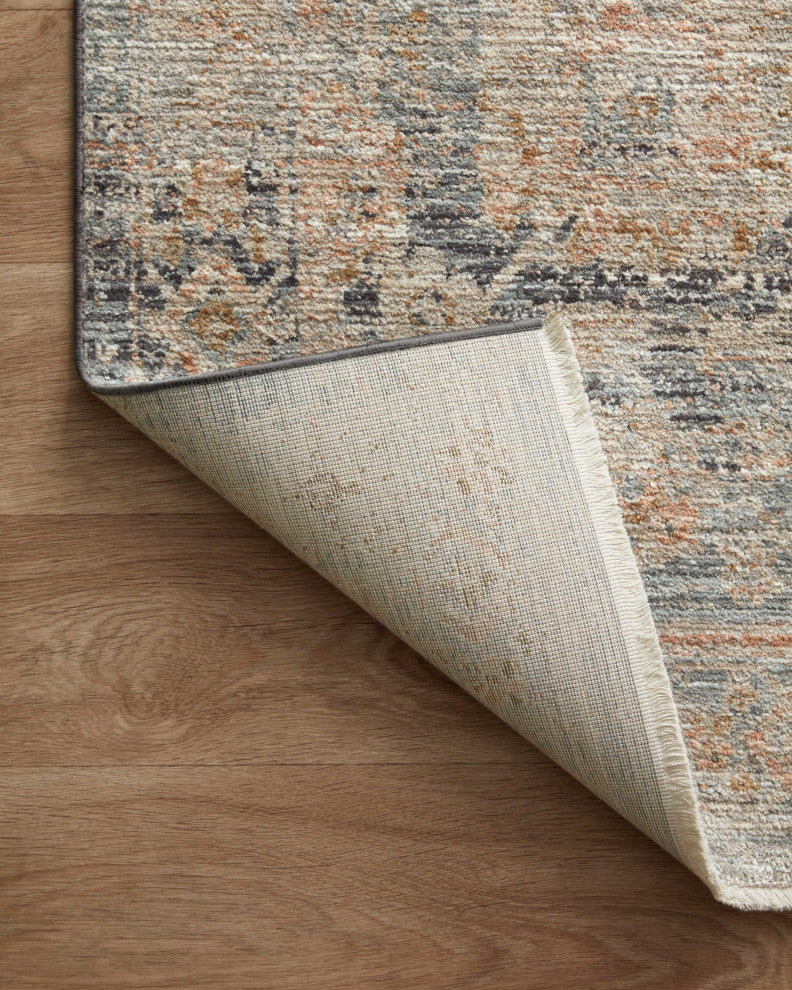Jean Stoffer x Loloi Katherine Ocean / Coral 7'-10" x 10' Area Rug
