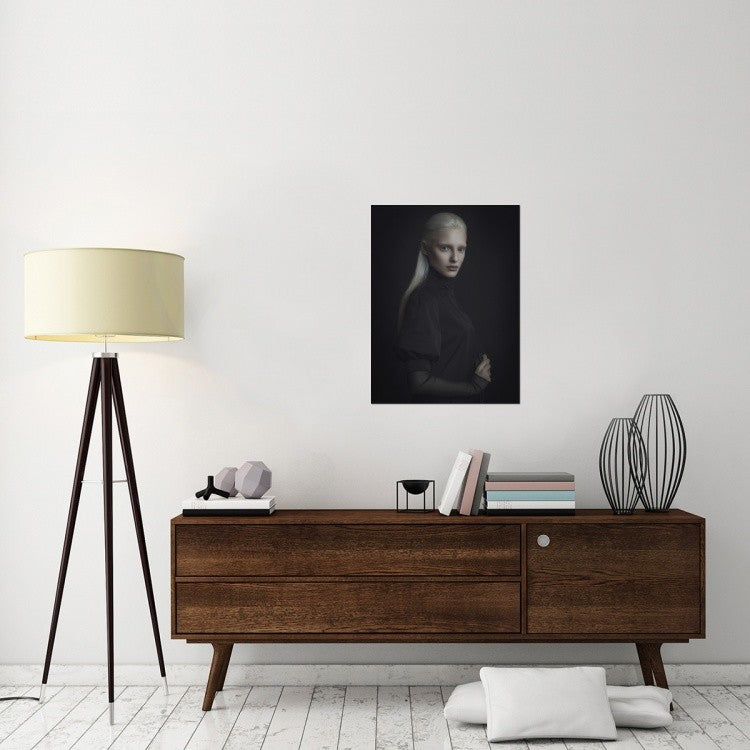 "Pale Portrait" Stretched Canvas Giclee by Yuri Shevchenko, 24x32"