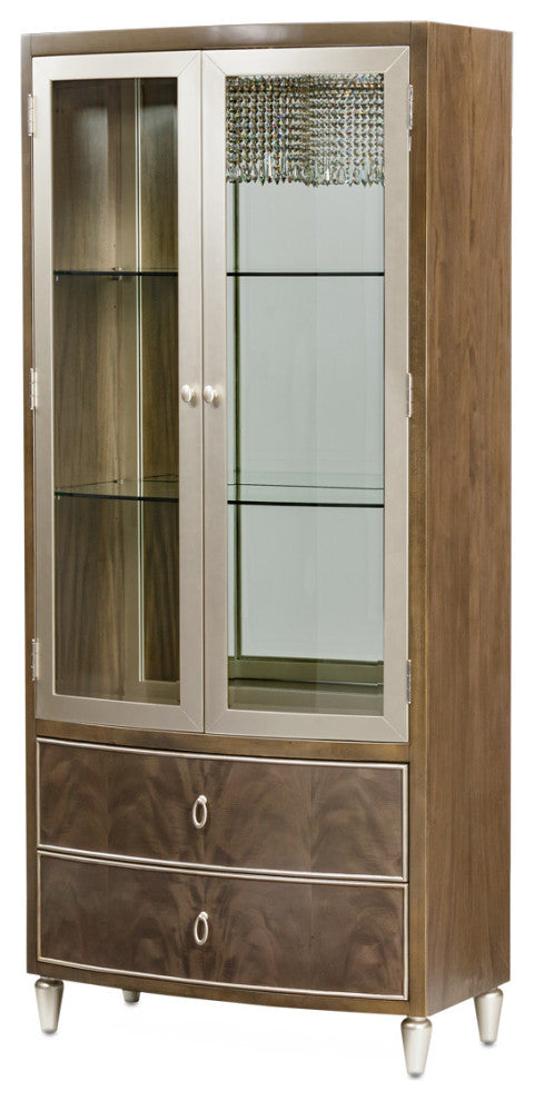 Villa Cherie Display Cabinet - Hazelnut