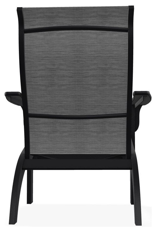 Adirondack Sling Outdoor Adirondack Armchair, Collect Charcoal/Black